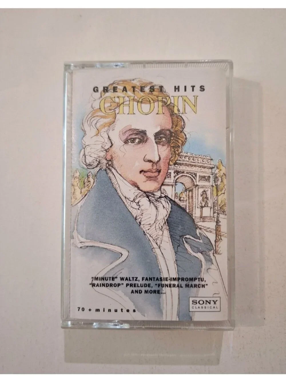 Chopin Greatest Hits Classical Audio Cassette 1994 Sony Bonus Trivia